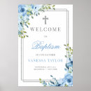 Search for christening welcome signs Dusty blue
