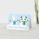 Search for panda christmas cards Kawaii