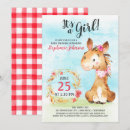 Recherche de horse baby girl shower invitations Rose