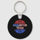 Search for badminton player keychains Team