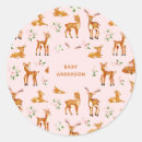 Search for pink deer stickers Deer baby shower