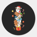 Search for women shopping stickers Santa