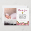 Recherche de baby baptism thank you cards Floral