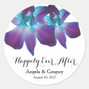 Recherche de paon bleu autocollants Floral