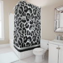 Search for black and silver shower curtains Girly
