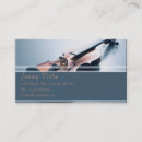 Search for violin business cards Gold