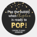 Search for mini champagne bottle stickers Gold