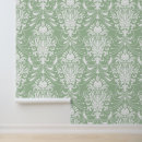 Recherche de damassé blanche verte Vert sauge