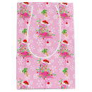 Search for christmas flamingo gift bags Pink