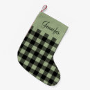 Search for green plaid christmas stockings Simple