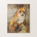 Recherche de red fox puzzles Mignon