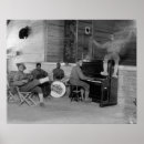 Recherche de musiciens de jazz posters Rétro