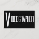 Search for videographer business cards Professional