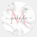 Recherche de girly monogram stickers Nom monogramme