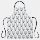 Search for white wolf aprons Black and white