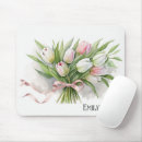 Recherche de rose tulipe tapis souris Fleur