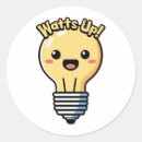 Search for lightbulb stickers Funny