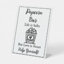 Search for popcorn bar wedding signs Simple