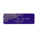 Search for henna return address labels Purple
