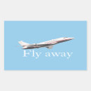 Search for fly away stickers Airplane