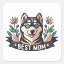 Search for siberian husky dog stickers Mom