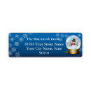 Search for globe return address labels Snow