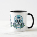 Recherche de crâne mexicain tasses Fleurs