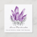 Recherche de pierres gemmes cartes visite Violet