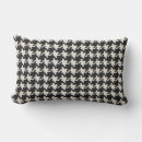 Search for houndstooth pillows Black