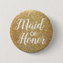 Search for honours buttons Bridesmaid