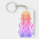 Search for cute jellyfish keychains Cartoon