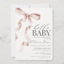 Recherche de bow baby shower fille invitations Baby girl