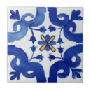 Search for blue white floral tiles Vintage