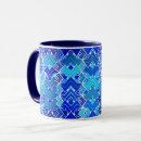 Recherche de batik bleu tasses Turquoise