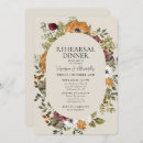 Search for autumn rehearsal dinner invitations Burnt orange