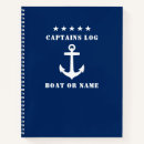 Search for nautical notebooks Navy blue