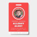 Recherche de allergie badges pvc Rouge