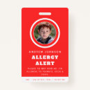 Recherche de allergie badges pvc Rouge