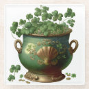 Search for shamrock coasters Green