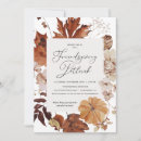 Search for friendsgiving potluck invitations Rustic