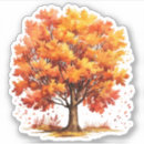 Search for tree leaves stickers Thanksgiving