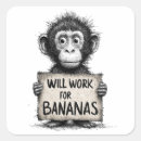 Search for monkey banana stickers Chimp