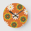 Recherche de marguerite orange horloges Coloré