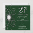 Search for 25th silver anniversary invitations Vintage