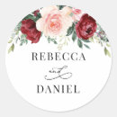 Recherche de burgundy floral stickers Merci