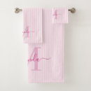 Search for pink monogram bath towels Monogrammed