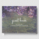 Search for purple wedding guest books Country