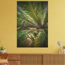 Search for palm leaf canvas prints Nature