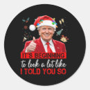 Search for i told you so stickers Merry christmas