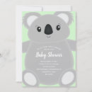 Recherche de koala baby shower invitations Adorable
